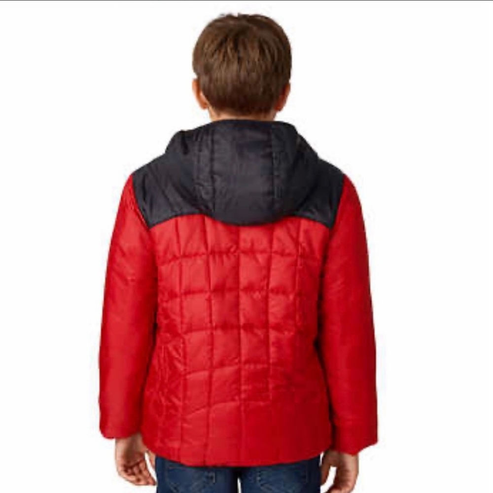 New NWT Boys Bauer Red Black Jacket 14 16 Large - Picture 3 of 3